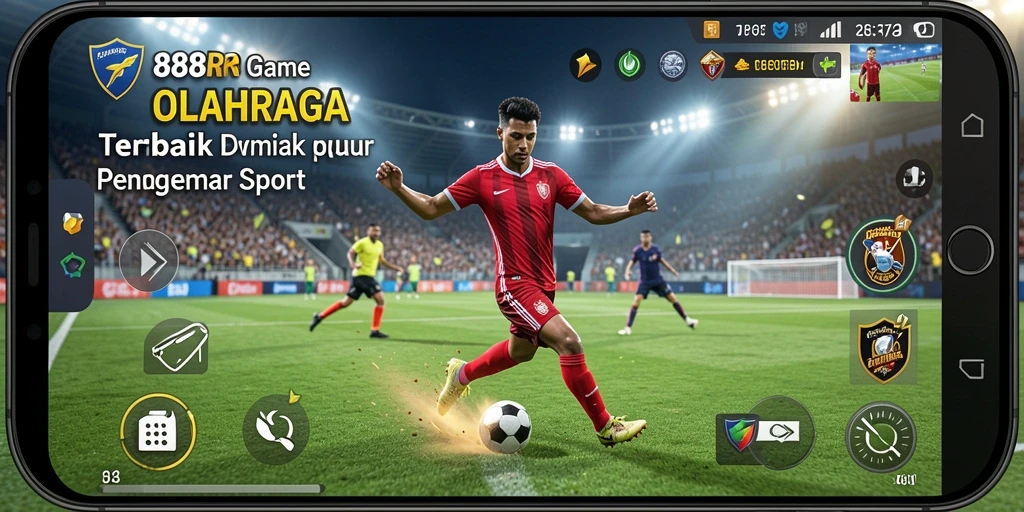 Screenshot utama 888R menampilkan intensitas gameplay olahraga yang mengasyikkan.
