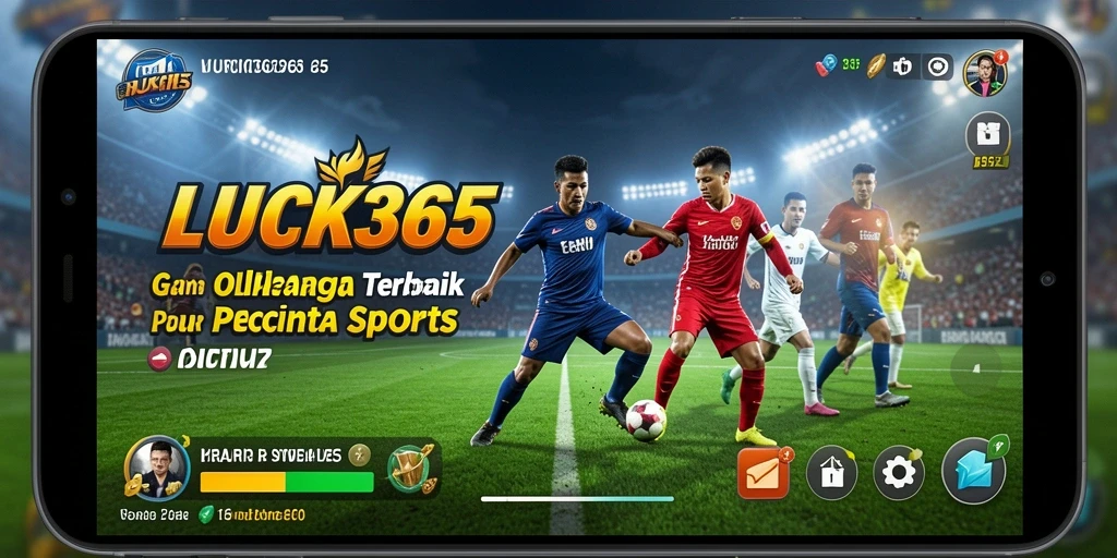 Screenshot gameplay LUCK365 menampilkan aksi mendebarkan olahraga.