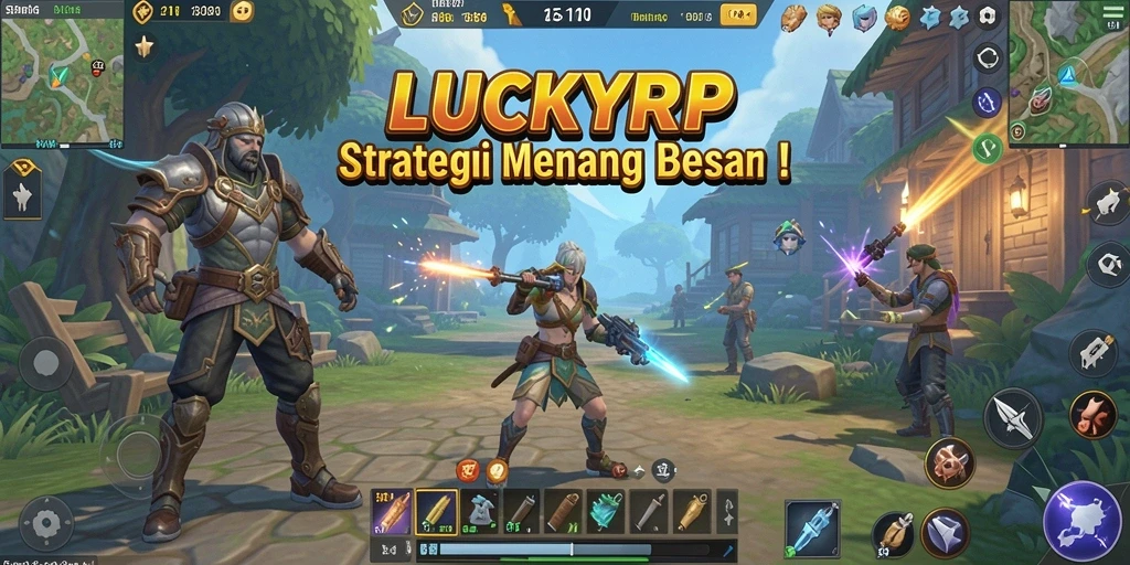Tampilan gameplay LUCKYRP yang menarik dan penuh strategi.