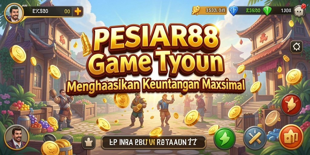 Tampilan gameplay PESIAR88 dengan konsep Tycoon yang menarik.