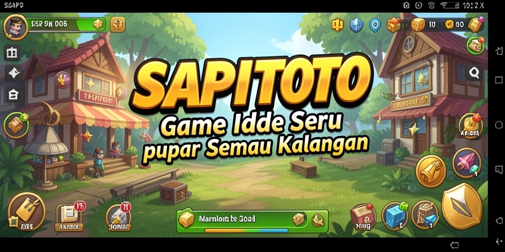 Gamplay SAPITOTO yang santai dan menarik.