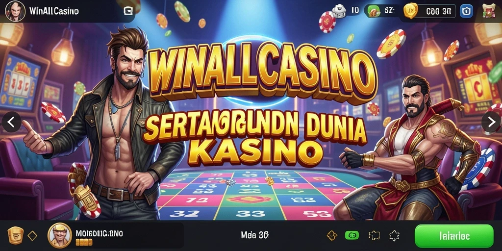 Screenshot gameplay WINALLCASINO yang menampilkan pertarungan seru.